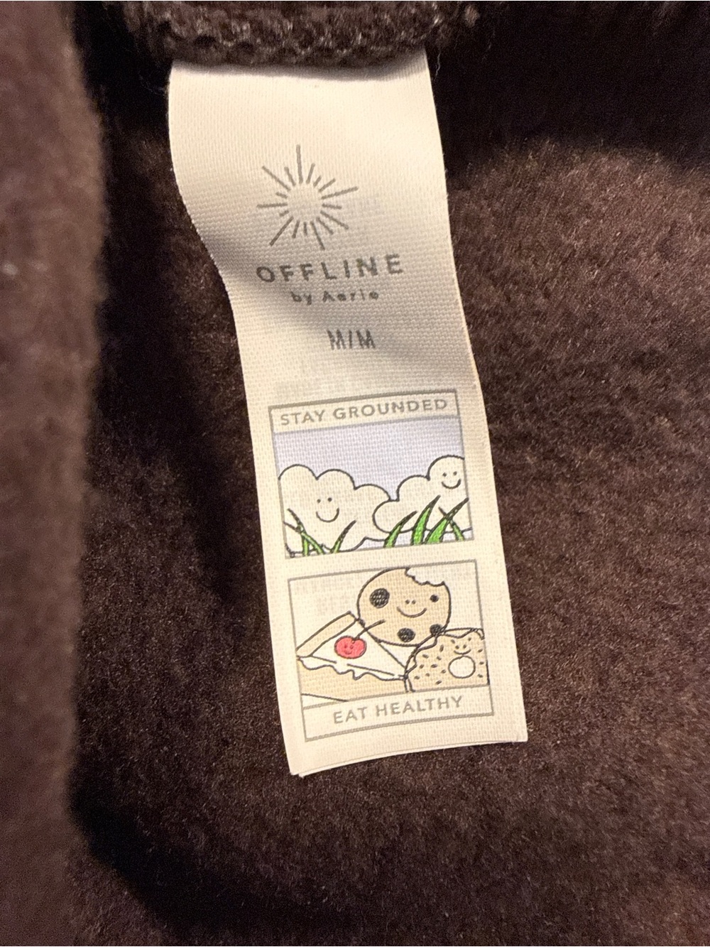 Offline by Aerie Brown Wide Leg Sweatpants Women's Medium - Picture 6 of 13